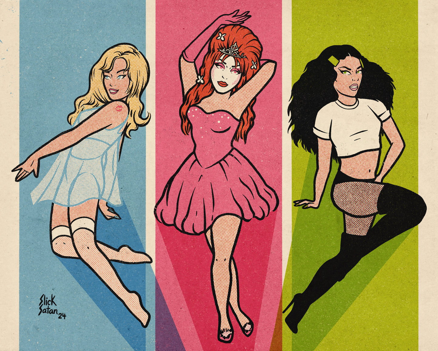 Powerpop Girls - Print