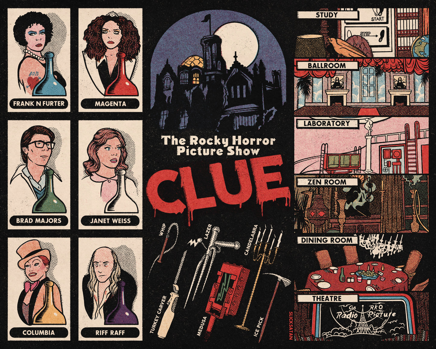 Rocky Horror Clue - Print